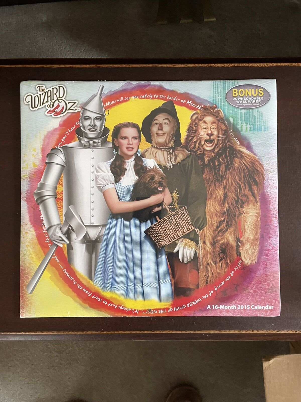 New Sealed 2015 Wizard Of Oz 16 Month Calendar Dorothy Toto  Witch 12x11