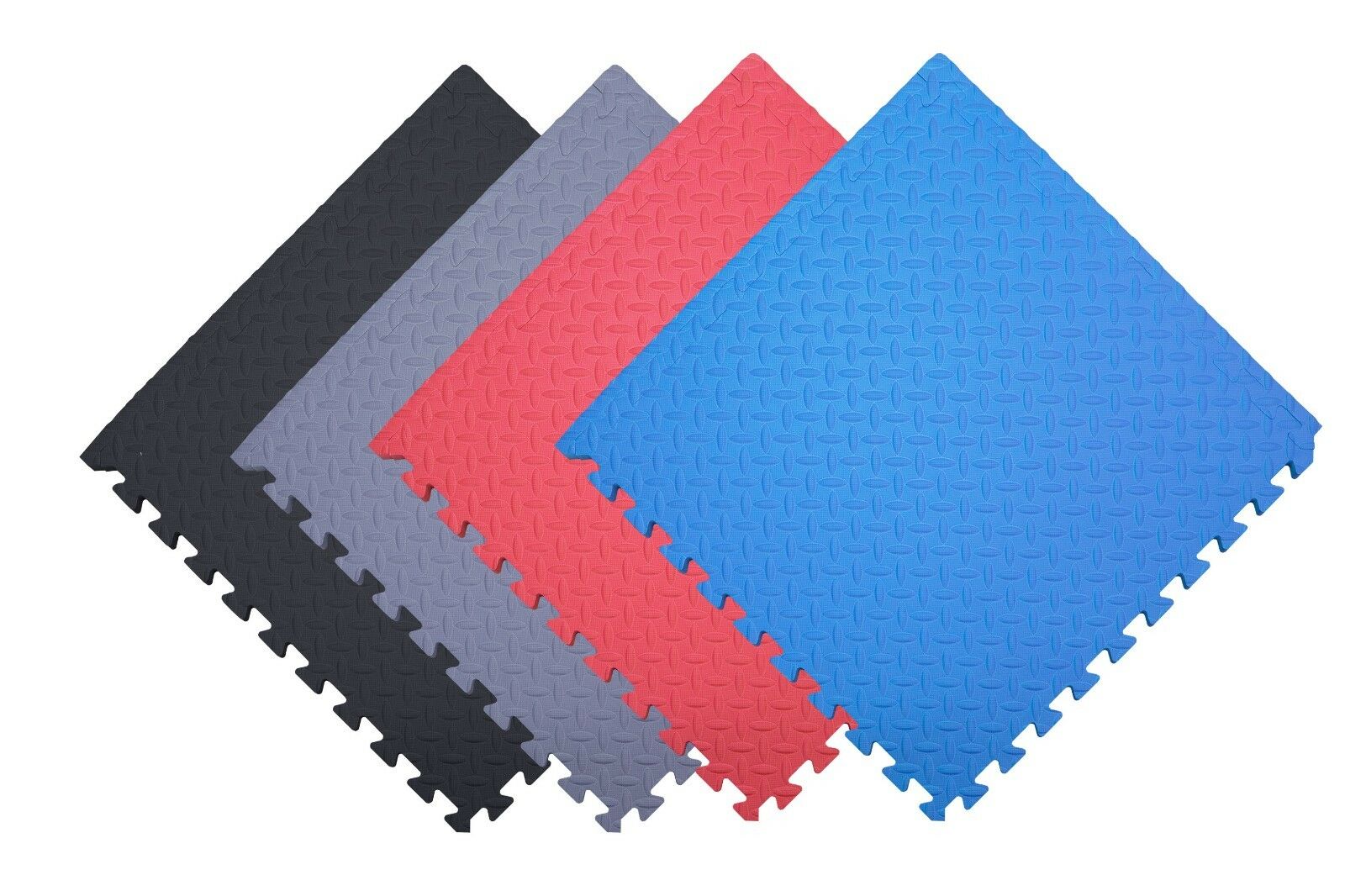 Flooringinc 5/8" Diamond Soft Thick Multi Purpose 2'x2' Interlocking Tiles