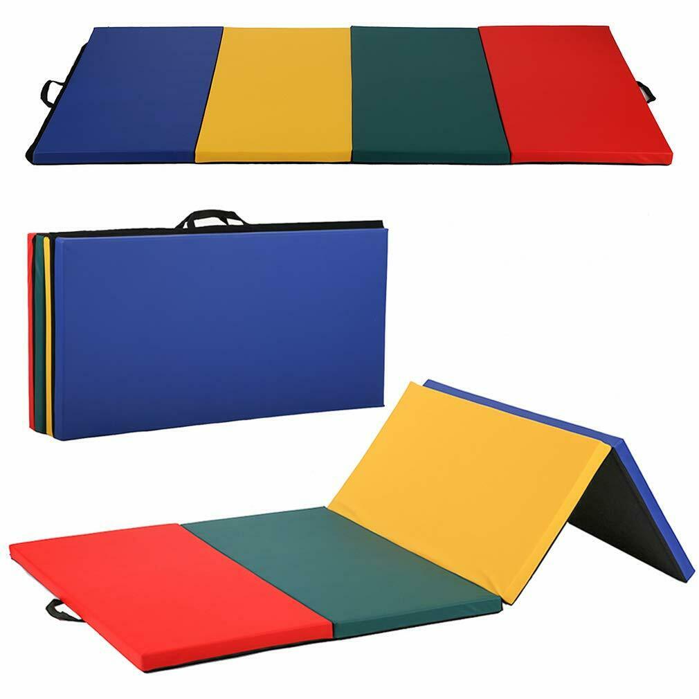 All Color 4'x8'x2"thick Folding Panel Gymnastics Mat Gym Fitness Exercise Mat R4