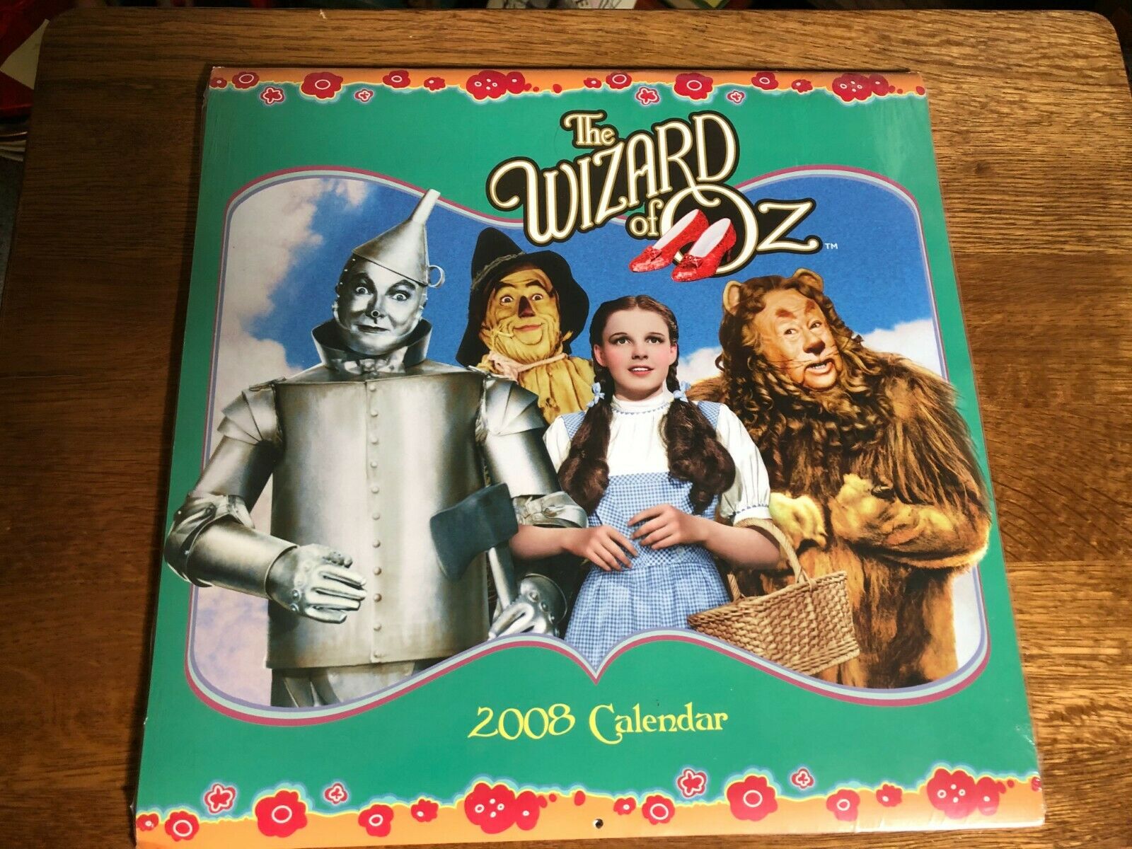Wizard Of Oz 2008 Calendar In Original Shrinkwrap Printed In Canada