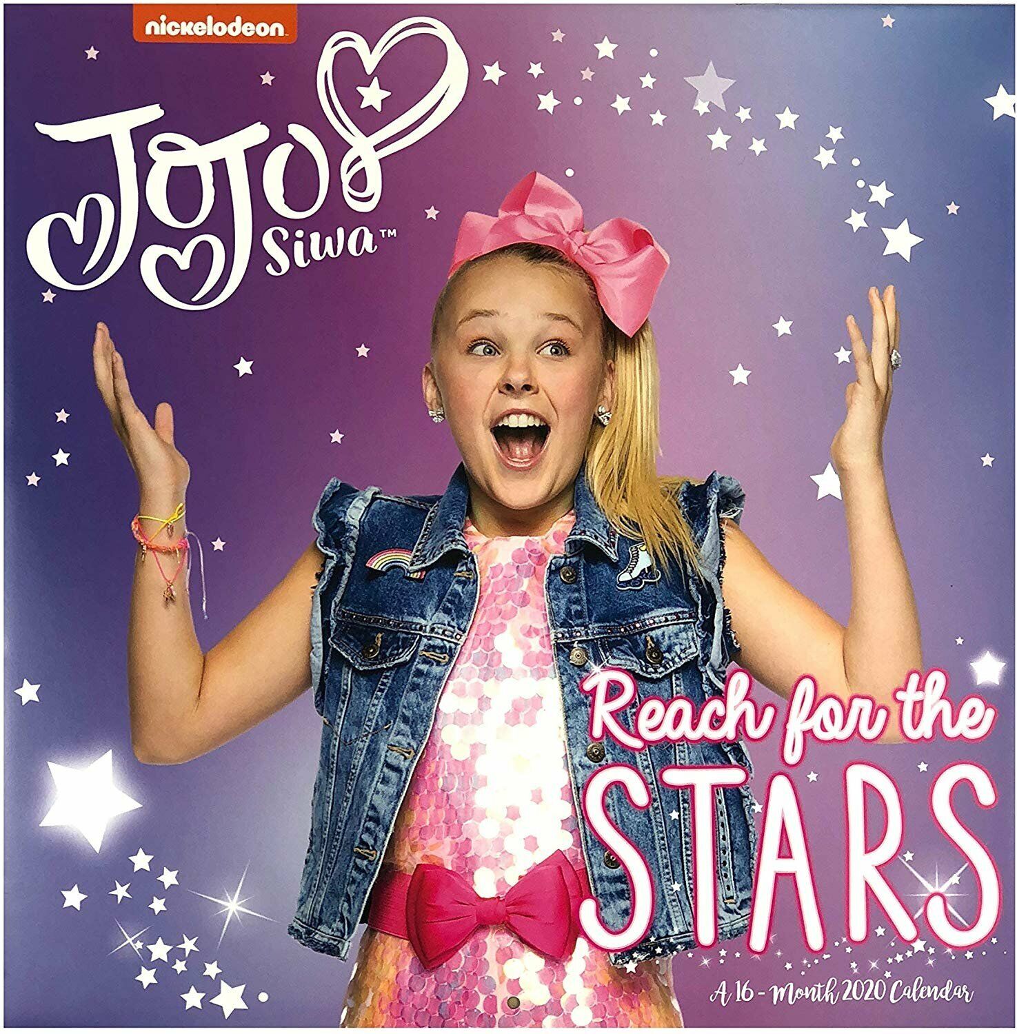 Jojo Siwa Reach For The Stars 16 Month 2020 Wall Calendar Great Pictures