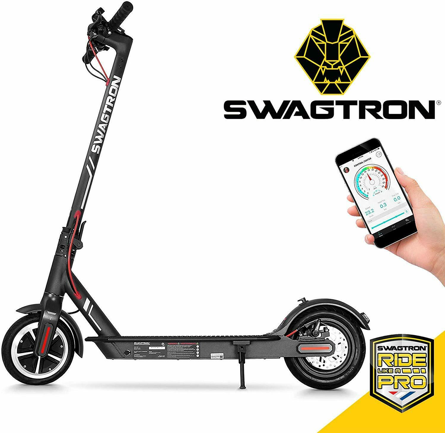 Swagtron Swagger 5 High Speed Electric Scooter Folding & Portable Cruise Control